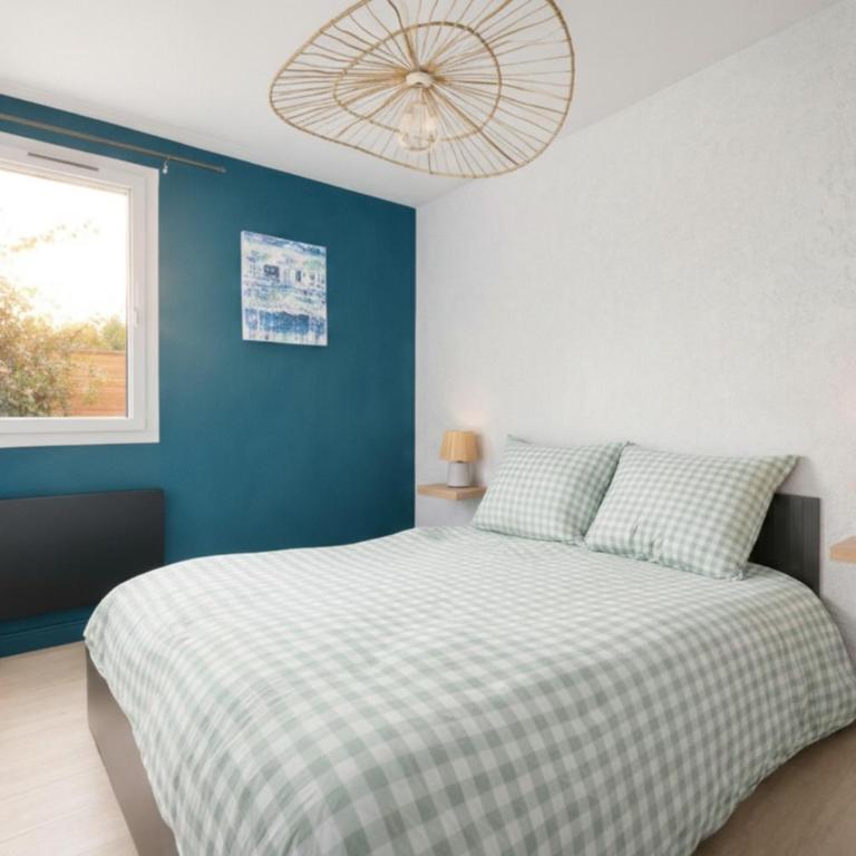 T2 Havre de paix avec Bureau & Wifi - Parking privé - Piscine & Salle sport communs - One-Bedroom Apartment - 4
