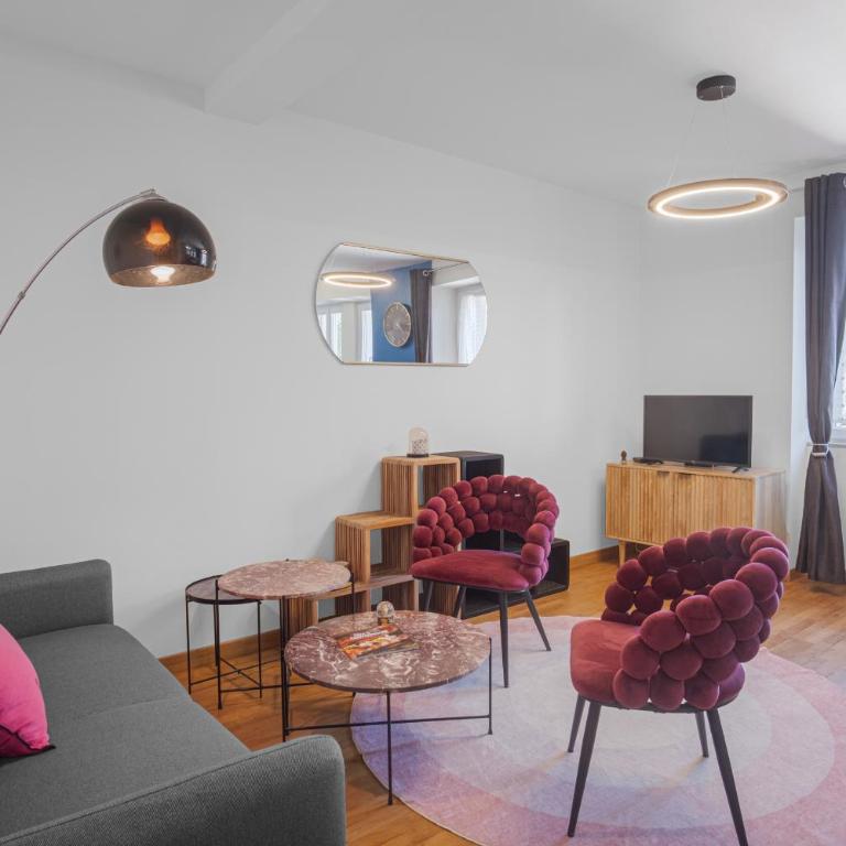 Le Bel Hugo Parking GRATUIT - Appartamento con 3 Camere da Letto e con Balcone - 1