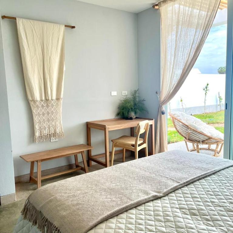 Relájate en piscina-spa, terraza BBQ y AC Paracas - Four-Bedroom House - 20