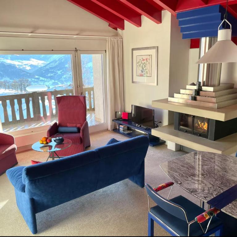 Dach-Panorama-Wohnung Falera - 5min zum Lift zu Fuss - Apartment mit 3 Schlafzimmern - 4