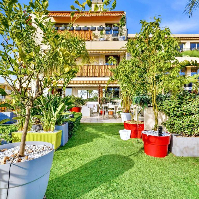 Jardin d'Eden - Incroyable Rooftop Jardin suspendu - Appartement 1 Chambre avec Vue sur la Mer et Terrasse - 55