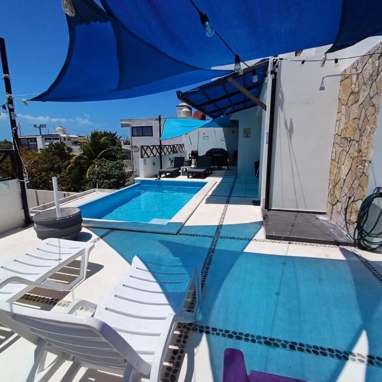 Nautica Apartment-4 guests and shared pool - One-Bedroom Apartment - 8