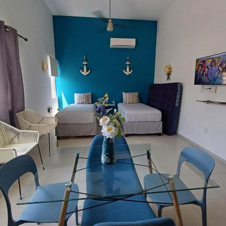 Nautica Apartment-4 guests and shared pool - One-Bedroom Apartment - 18