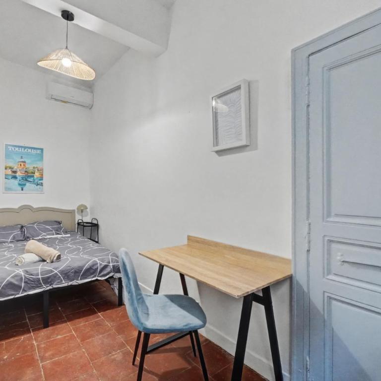 Le Pastel - Daurade, Capitole à 200m, Clim Aircon, WiFi, Netflix - rénové en 2026 - renovated in 2026 - Two-Bedroom Apartment - 8