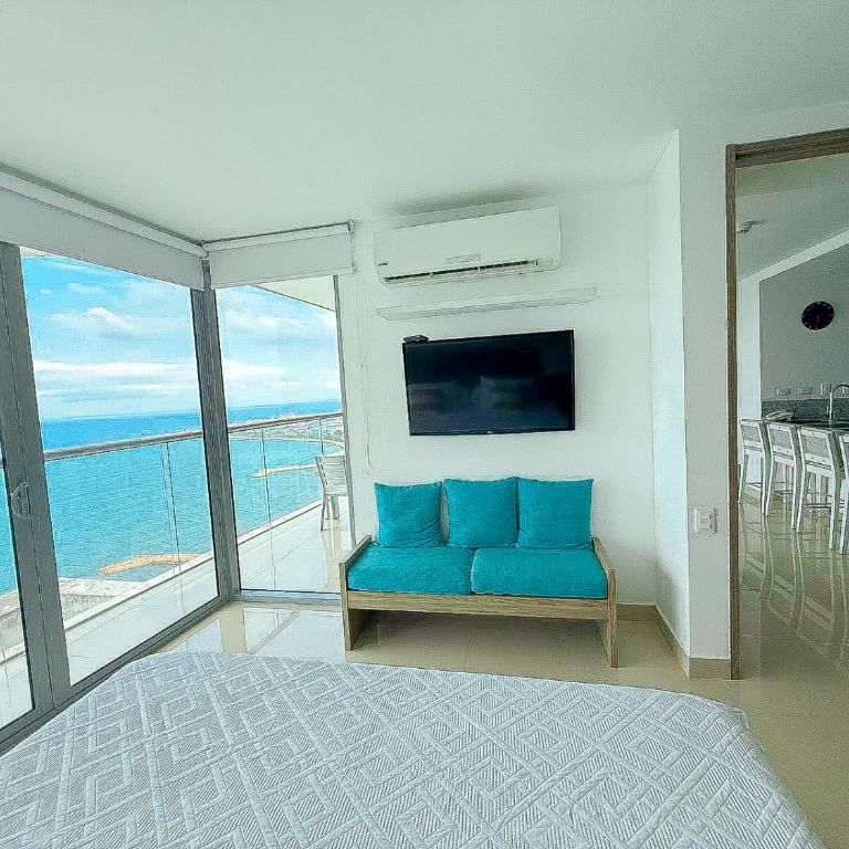 31st Perfect Seaview Bocagrande Morros City - Apartment with Sea View - 13