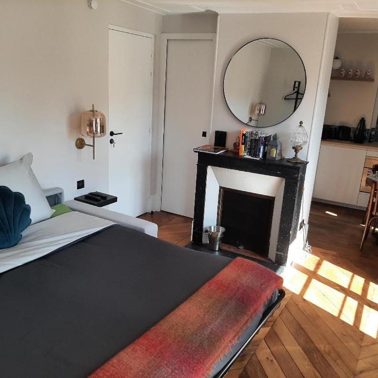 Studio indépendant 27 m2 Jardin du Luxembourg - Doppelzimmer mit eigenem Bad - 6