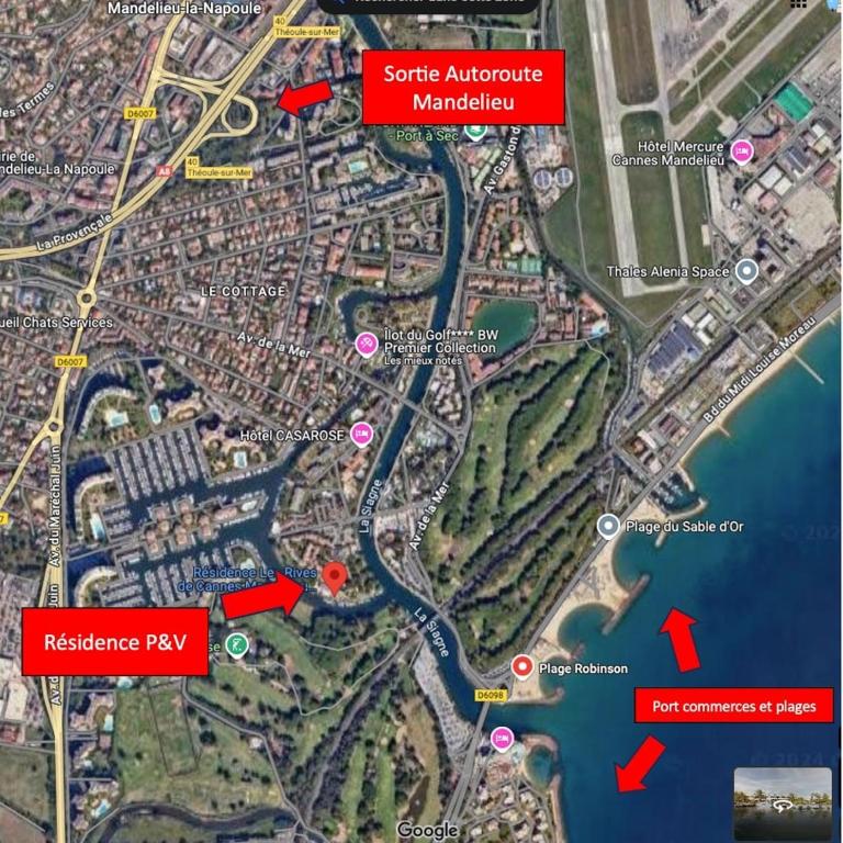 Air-conditioned studio rental Mandelieu near beaches - Appartamento con 2 Camere da Letto - 8