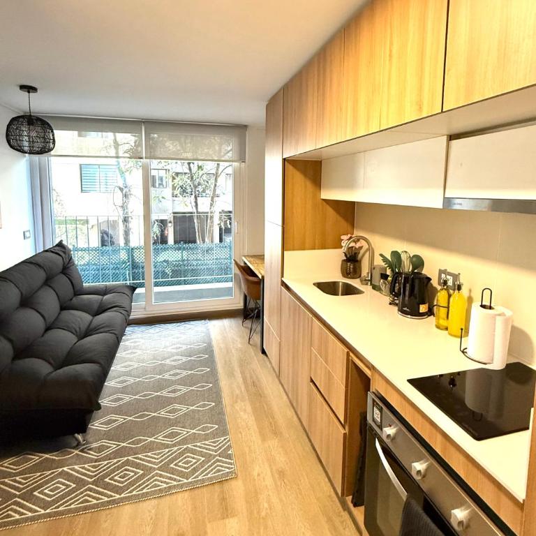 Refugio moderno en Metro Villa Frei - One-Bedroom Apartment - 10