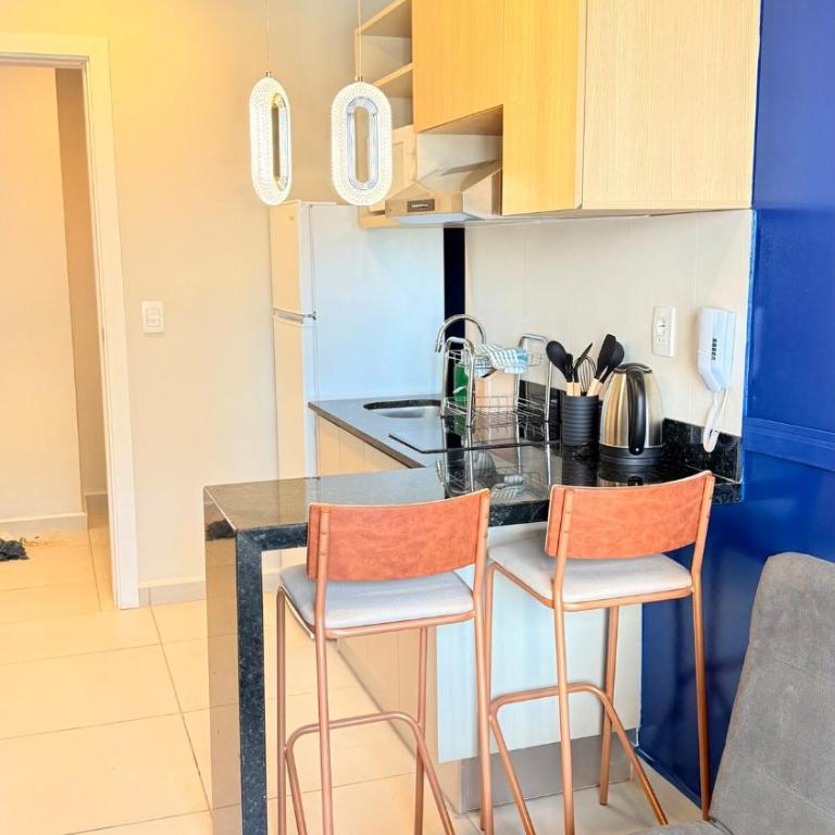 Studio Premium com piscina e segurança 24hrs - Two-Bedroom Apartment - 9