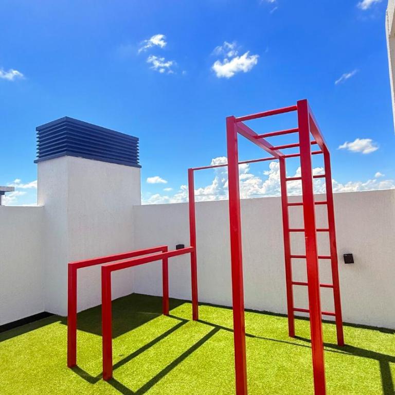 Studio Premium com piscina e segurança 24hrs - Two-Bedroom Apartment - 28