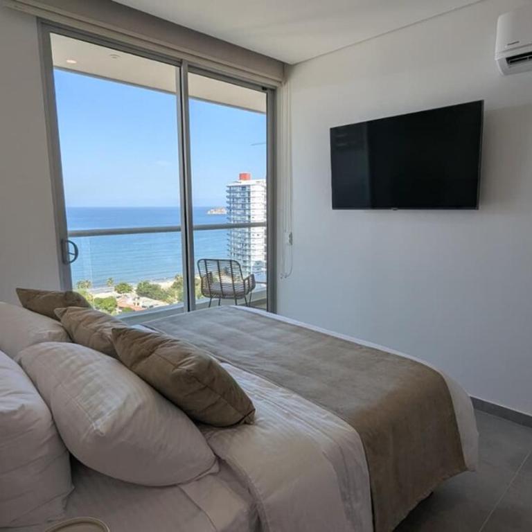 Oceanview Flat Santa Marta 1606 - Two-Bedroom Apartment - 10