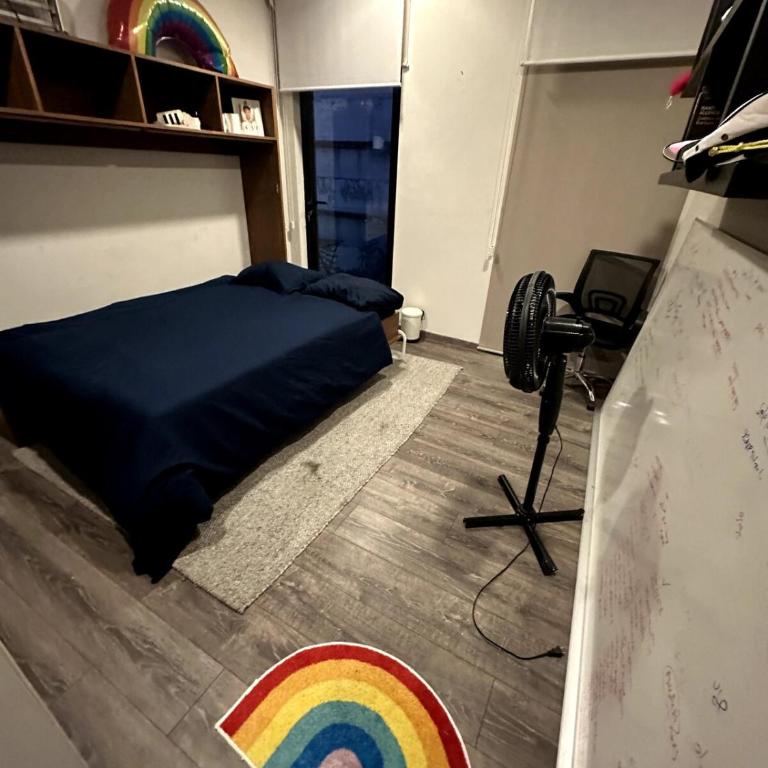 Bright room 3 blocks frm Reforma w private rooftop - Habitación Doble con baño privado externo - 1