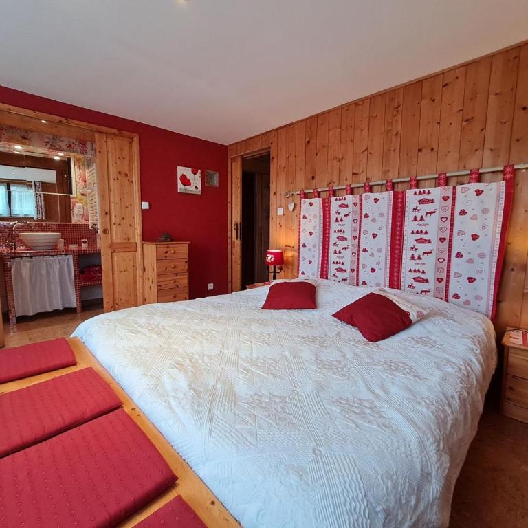 Chambre cosy avec salle d'eau privée proche pistes et lac - Gérardmer - FR-1-589-704 - Chambre Double - 1