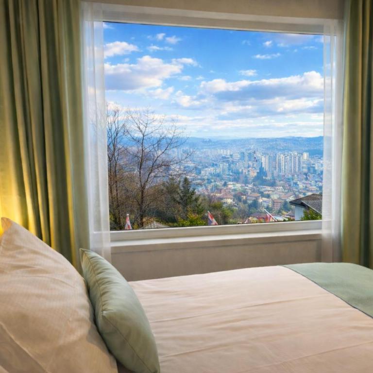 Hotel Villa Harmony - Panoramic View & Free Parking - Superior Dvokrevetna Soba sa Bračnim Krevetom i Balkonom - 3