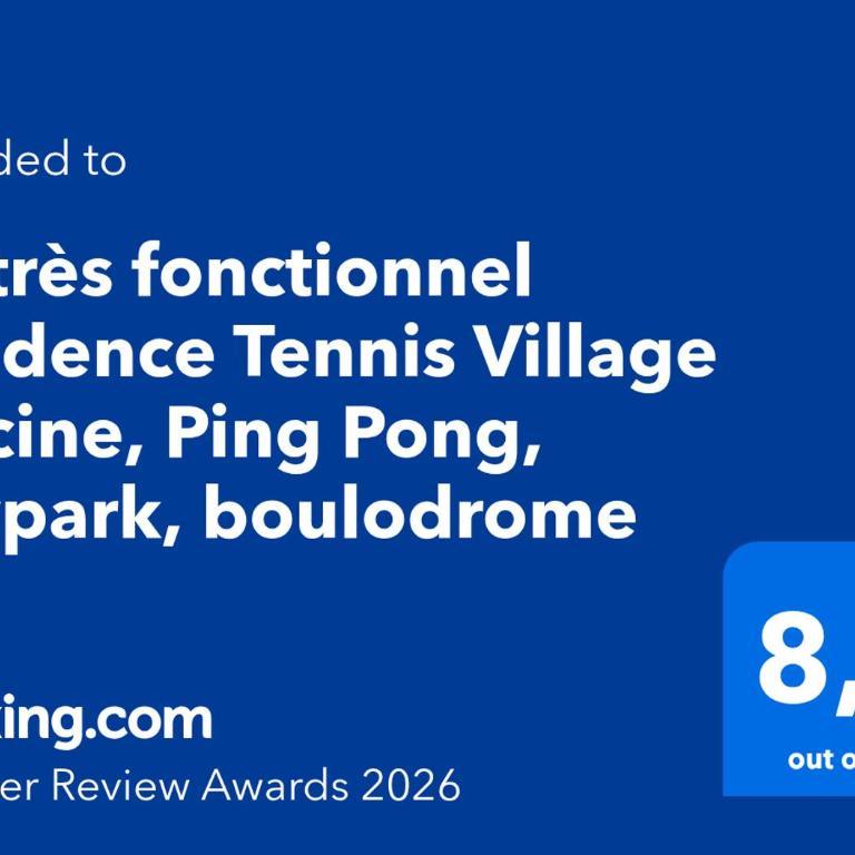 T1 très fonctionnel résidence Tennis Village piscine, Ping Pong, citypark, boulodrome - Apartment - Ground Floor - 18