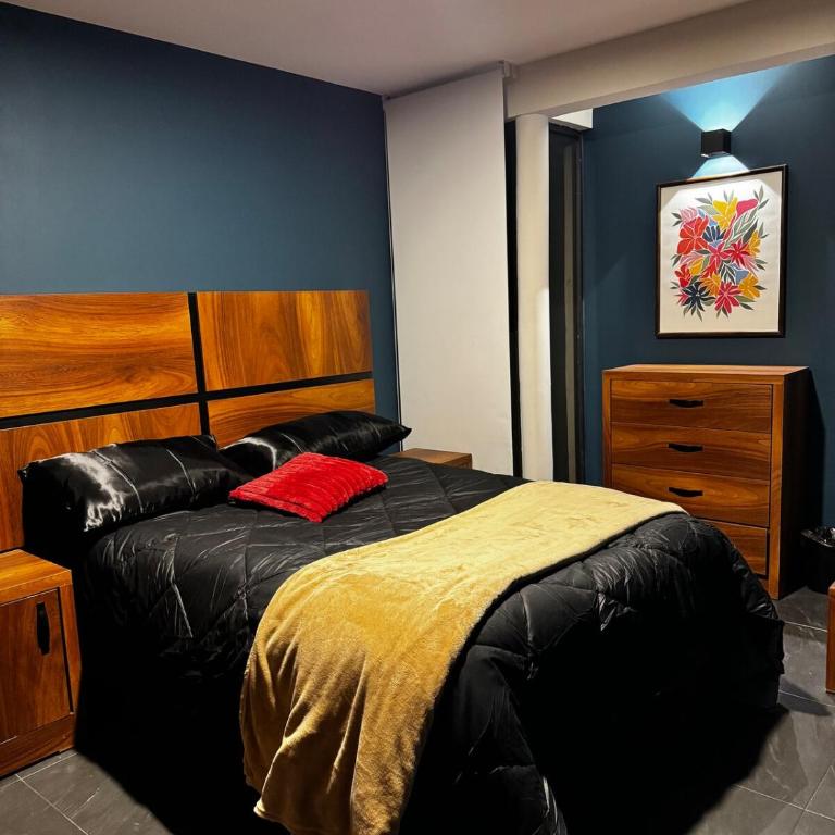Coyoacán Premium 30 m de Metro Ecobici Wifi - Three-Bedroom Apartment - 4