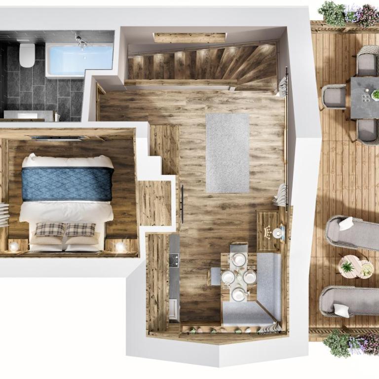 MONDI Chalets am Grundlsee - Chalet - Studio Supérieur - 5