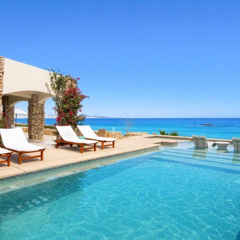 Oceanfront Villa with Pool, Hot Tub, Fireplace & BBQ - Villa - Beach Front - 1