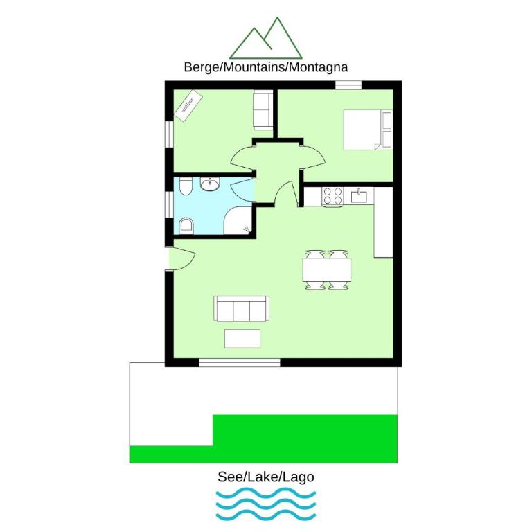 Vista Paradiso I - Garten Ferienwohnung - Apartment with Lake View - 17