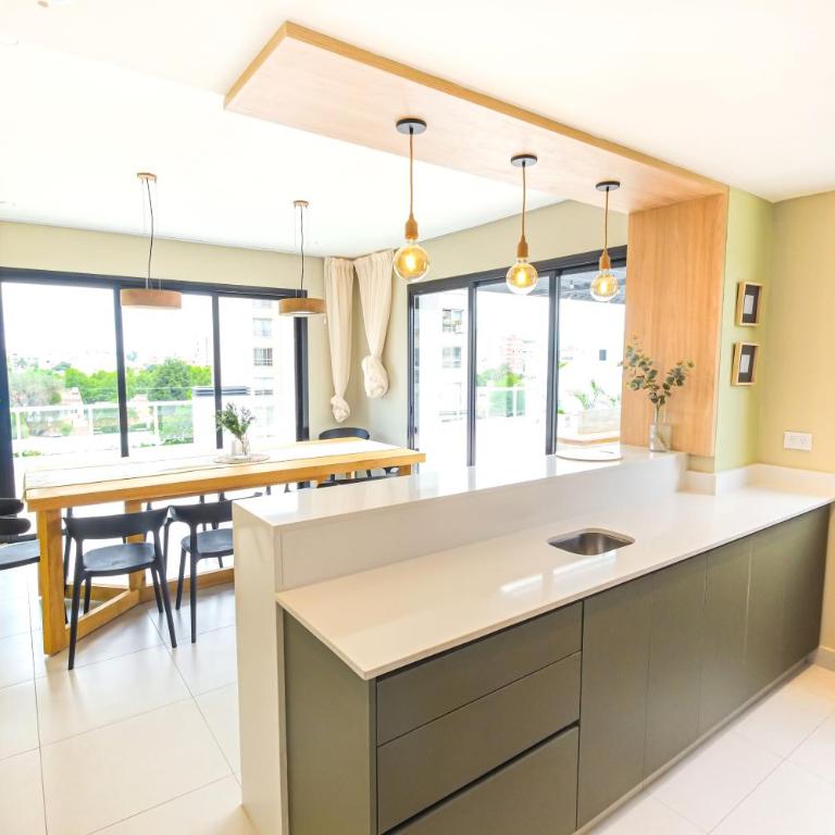 Loft Moderno con Balcón-Pileta-Vista Cerros - Apartamento de 1 dormitorio - 33