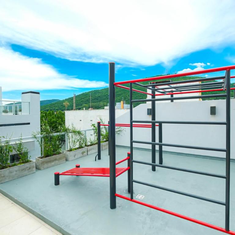 Loft Moderno con Balcón-Pileta-Vista Cerros - Apartamento de 1 dormitorio - 42