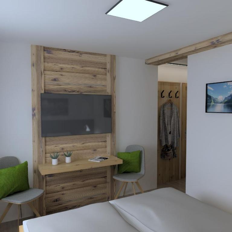 Gästehaus Oberauer - Doppelzimmer mit Bergblick - 3