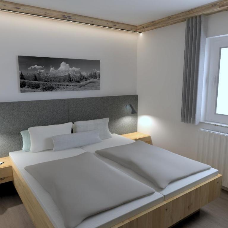 Gästehaus Oberauer - Doppelzimmer mit Bergblick - 4