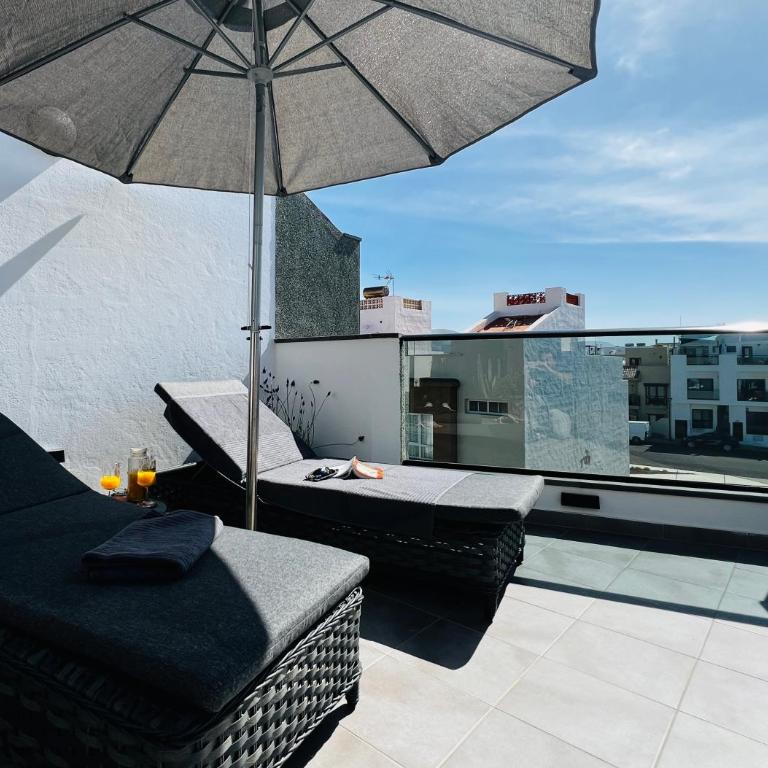 Atlantic Green 3 Apartment, Terrace, Solarium and Spa - One-Bedroom Apartment - 23
