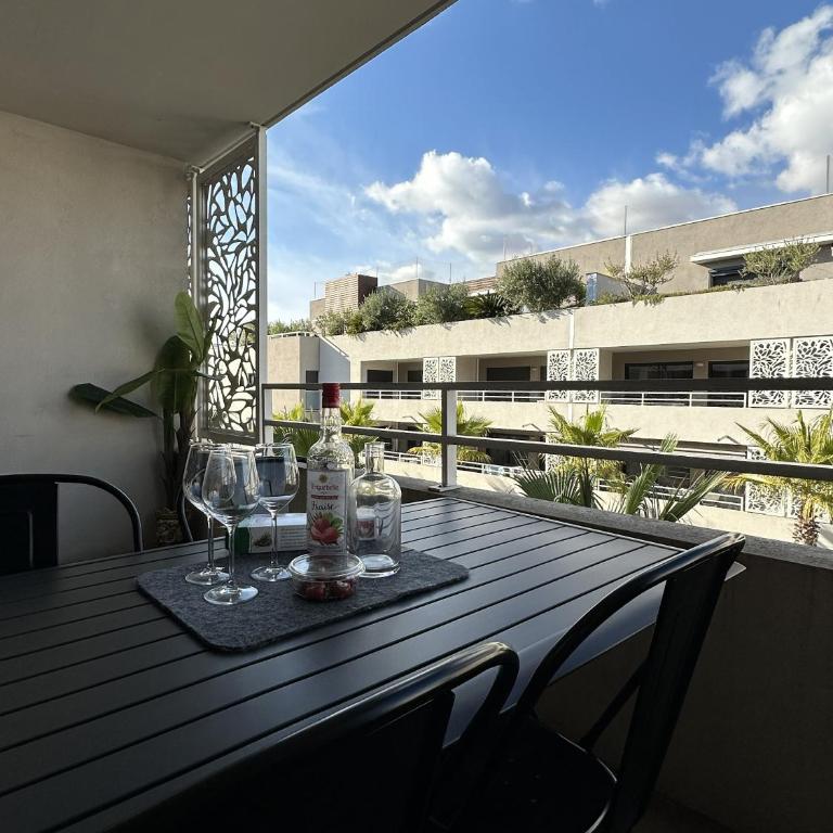 T2 élégant avec clim & piscine Port Fréjus Plage - Apartment mit 1 Schlafzimmer - 22