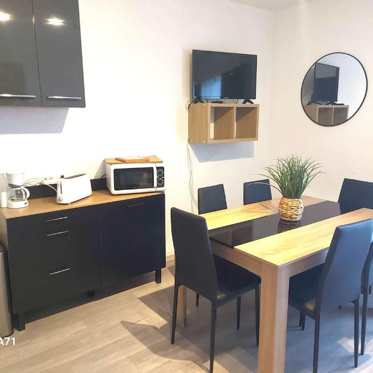Studio Cabine 6 pers à 1700m, St Lary Soulan, Balcon Sud, Parking, Proche Pistes - FR-1-457-304 - Studio - 9
