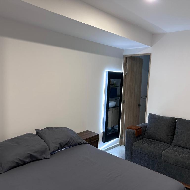 Moderno Loft Primer Cuadro Centro Historico Guadalajara - One-Bedroom Apartment - 3