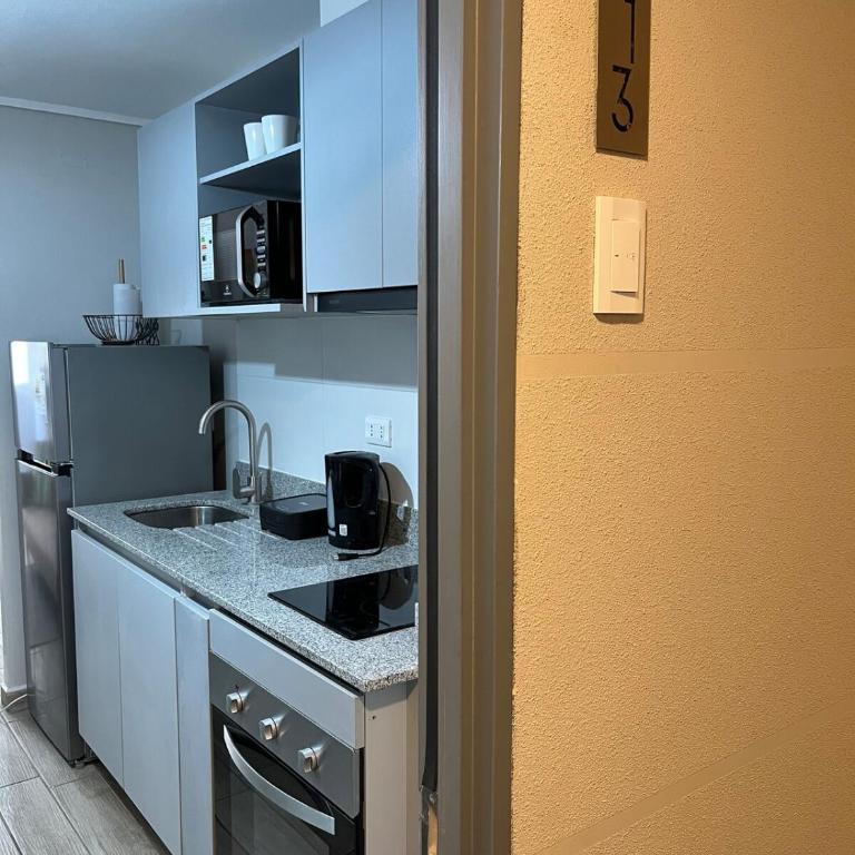 Studio para 3 personas, a pasos del Movistar Arena D013 - One-Bedroom Apartment - 6
