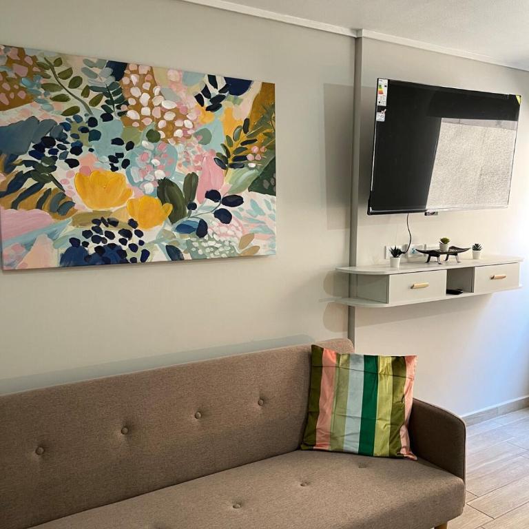 Studio para 3 personas, a pasos del Movistar Arena D013 - One-Bedroom Apartment - 9