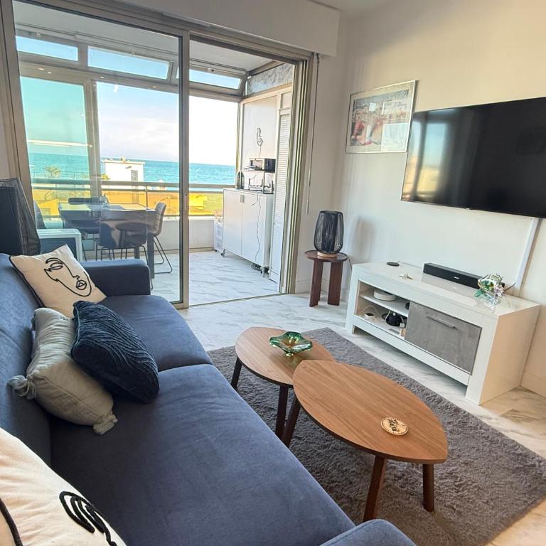 Studio Front de Mer - Vue Panoramique - Parking Privé - Clim & Plage - Studio mit Meerblick - 6