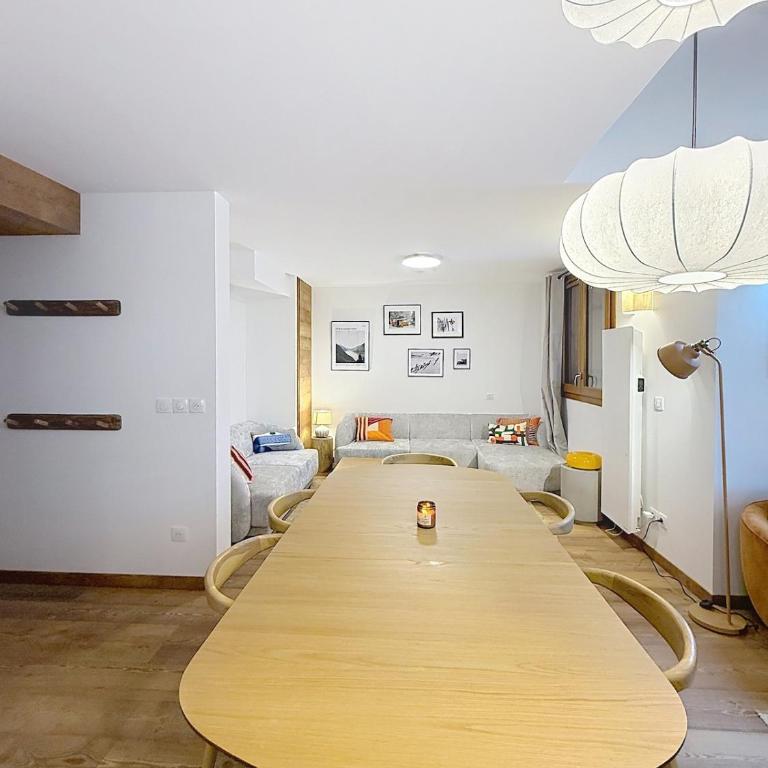La Tanière d'Altaïr, duplex premium ski-in ski-out 8p avec garage - Three-Bedroom Apartment - 5