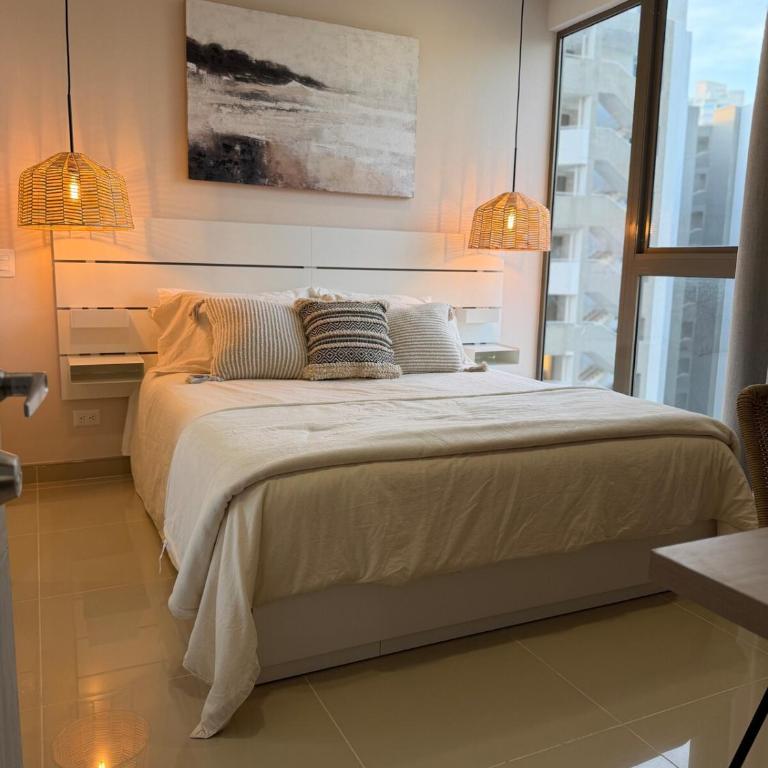 New Apartment in Santa Marta with Pools, Gym, Near the Beach and hotel Amenities - Three-Bedroom Premium Apartment with Balcony - 14