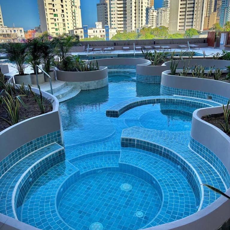 New Apartment in Santa Marta with Pools, Gym, Near the Beach and hotel Amenities - Three-Bedroom Premium Apartment with Balcony - 2