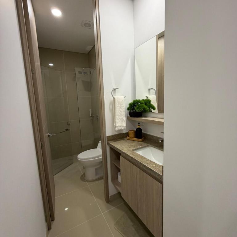 New Apartment in Santa Marta with Pools, Gym, Near the Beach and hotel Amenities - Three-Bedroom Premium Apartment with Balcony - 20