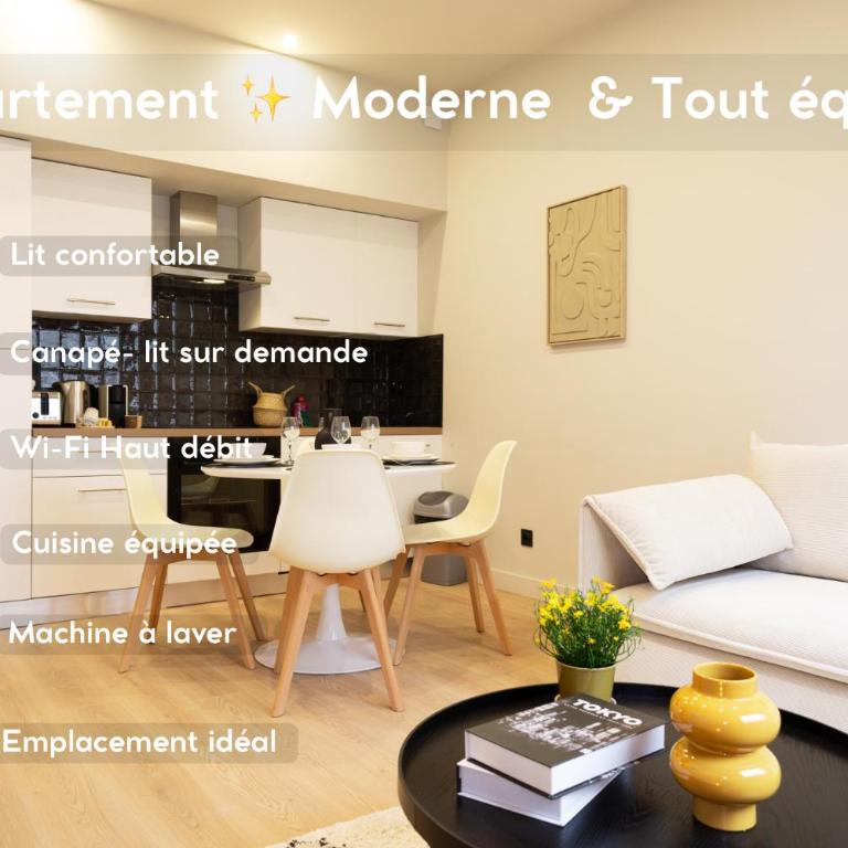 Le Rhône - Aux Charmes Lyonnais ' - Appartement 1 Chambre - 10