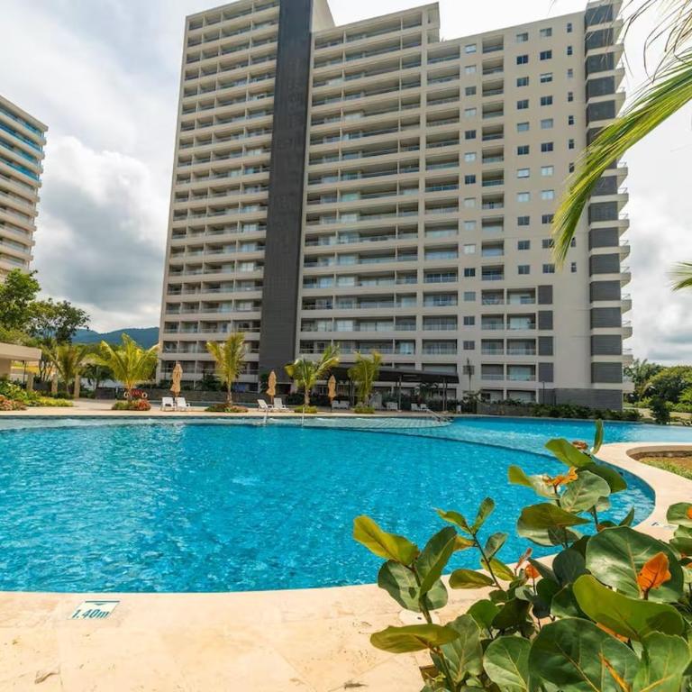 Apto Frente al Mar,Santa Marta, Piscina, Mar - One-Bedroom Apartment with Balcony and Sea View - 13