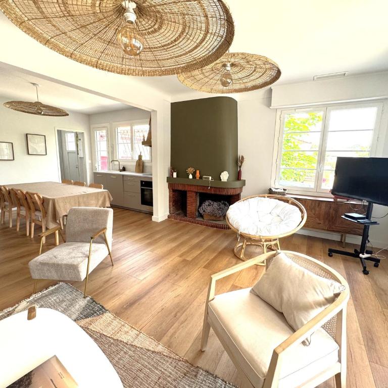Maison Basco-Landaise proche port, 8 couchages, moderne et rénovée - FR-1-474-283 - Villa - 14