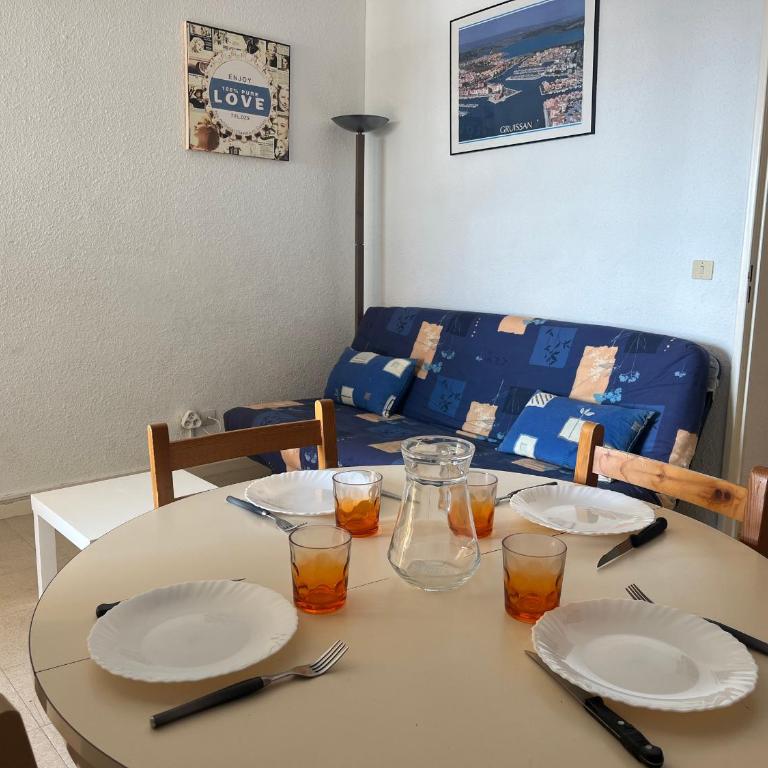 Gruissan: T2 Cabine, Piscine, Parking, Centre, 4/5 pers, Petit Budget - FR-1-796-3 - Appartamento - 14