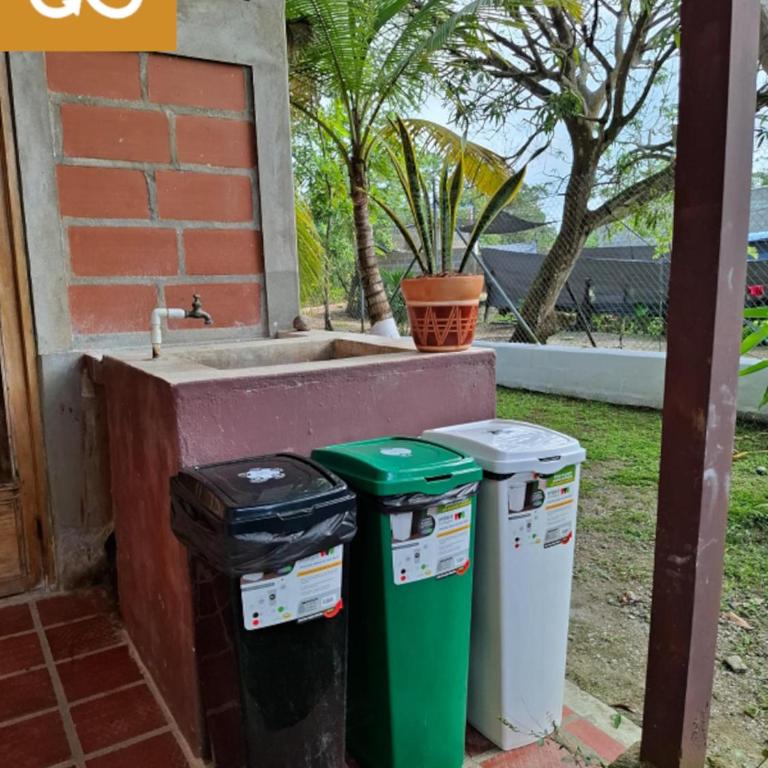 Cabaña en Necoclí BBQ Jardín Playa 5 min con AC 560 m2 - Casa Unifamiliar de 2 dormitorios - 14