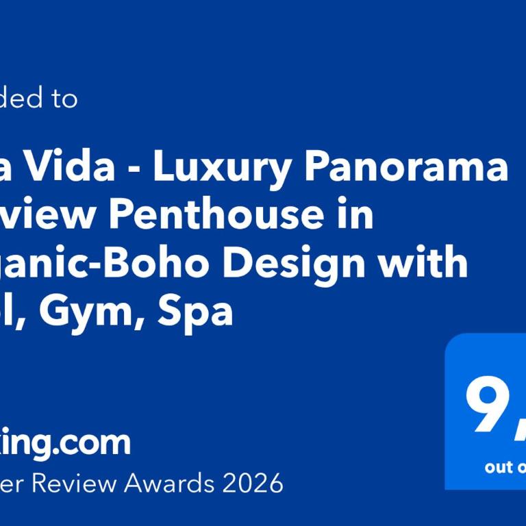 Villa Vida - Luxury Panorama Seaview Penthouse in Organic-Boho Design with Pool, Gym, Spa - Apartamento - 2 niveles - 23