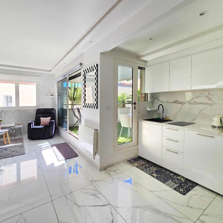 51m2 Gray d'Albion, Croisette, terrasse & clim - Apartment mit 1 Schlafzimmer - 12