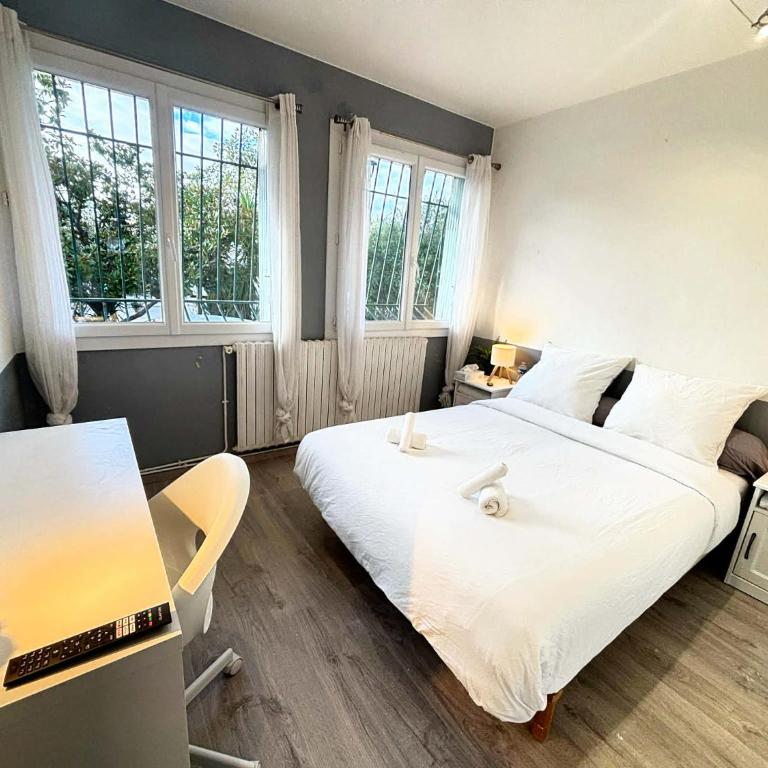 Chambre premium Parking & TV - Tram L3 - WIFI - Doppelzimmer - 1
