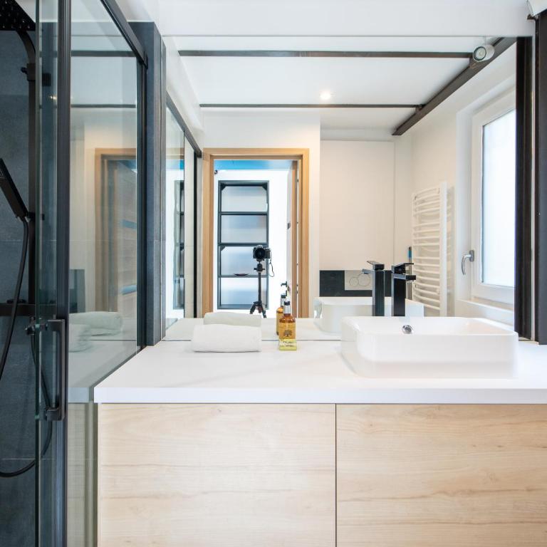 LE CHANCEUX fabuleux duplex en design, pour loisir en couple ou congrès - Appartement 1 Chambre Deluxe - 22