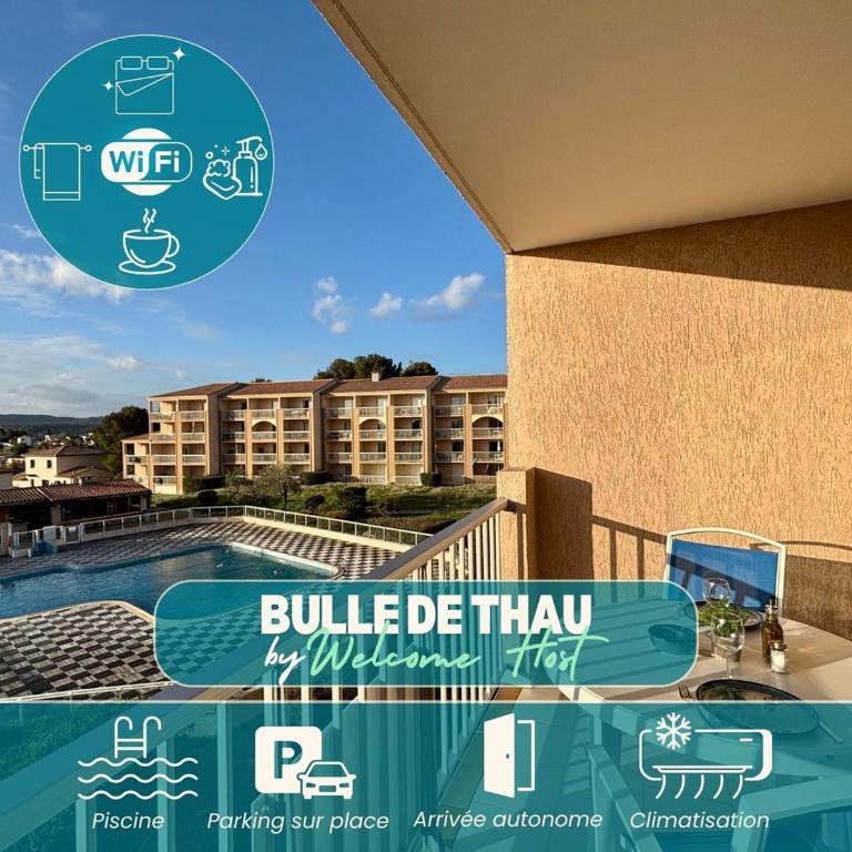 Bulle de Thau, piscine et pinède - Appartement avec Terrasse - 1