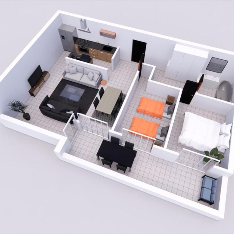 Appartement spacieux - Vue notre dame de la garde - Terrasse - Wifi - Appartement - 3