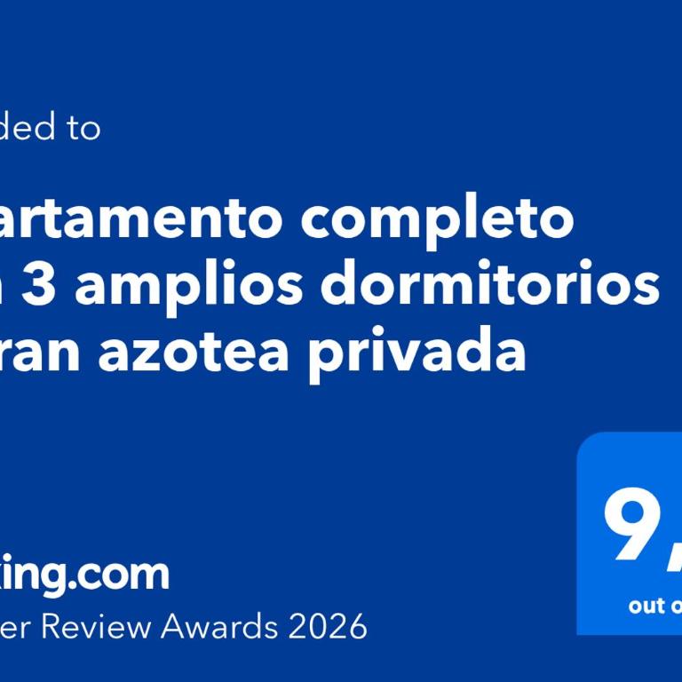 Amplio y luminoso apartamento con gran azotea-solarium privada - Apartamento Superior con 3 dormitorios - 55